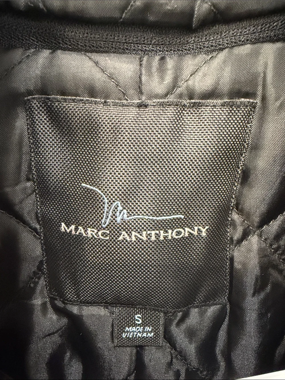 Marc Anthony Gray Men's Double-Breasted Pea Coat